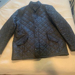 Men's Navy Barbour Jacket